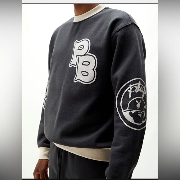 Playboy By PacSun Championship Crew Neck Sweatshirt Men’s Small - Picture 4 of 13